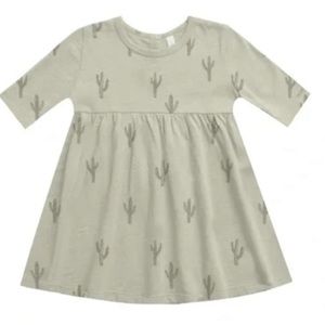 Rylee + Cru cactus dress and bloomers set